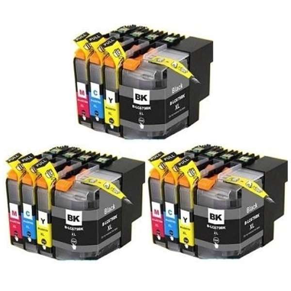 Compatible  LC679XXL/LC675XXL Ink Cartridge Multipacks x 3