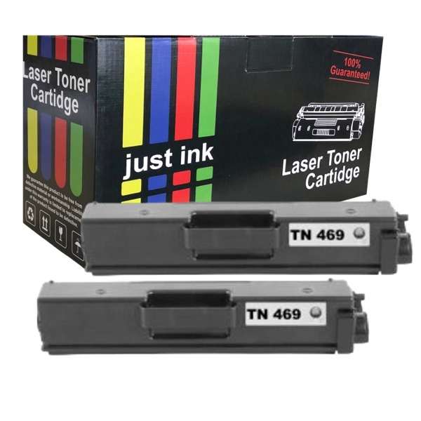 Compatible  TN469 Black Toner Cartridges x 2
