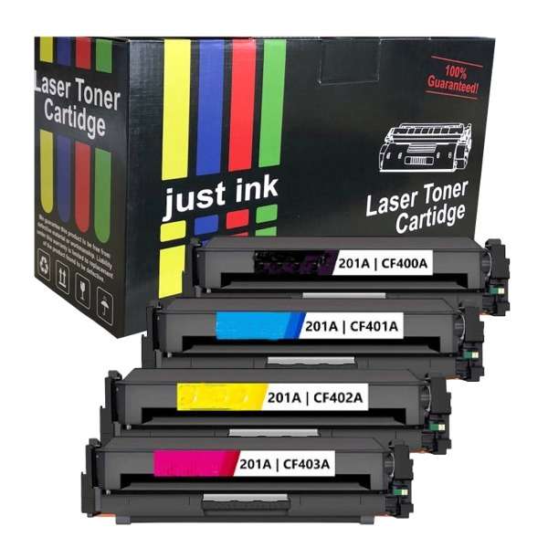 Compatible HP 201A (CF400A/CF401A/CF402A/CF403A) Toner Cartridge Multipack