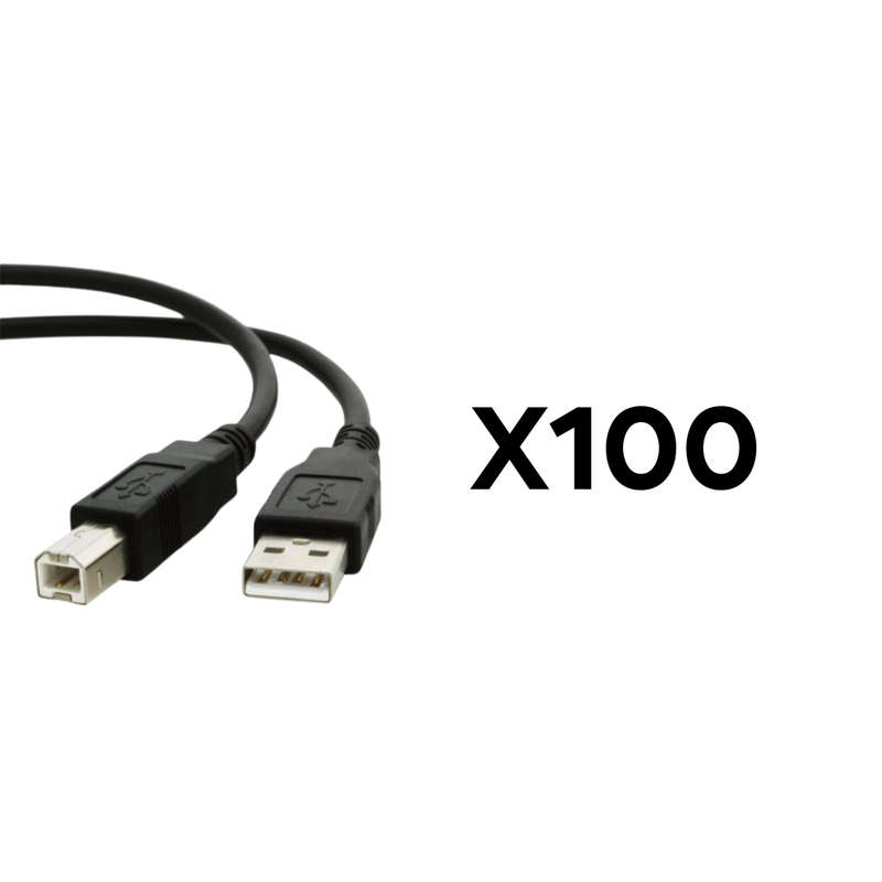 Batch of 100x Printer Cables - USB 2.0