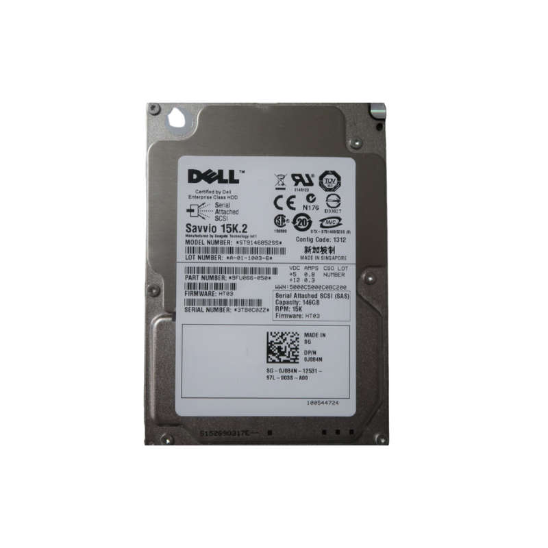 Dell 146GB 2.5 SAS HDD 9FU066-050  - FOR SERVERS ONLY