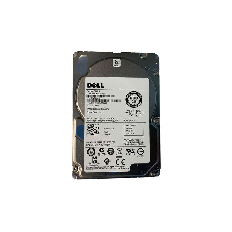 Dell 600GB 2.5 SAS HDD 9WG066-150  - FOR SERVERS ONLY