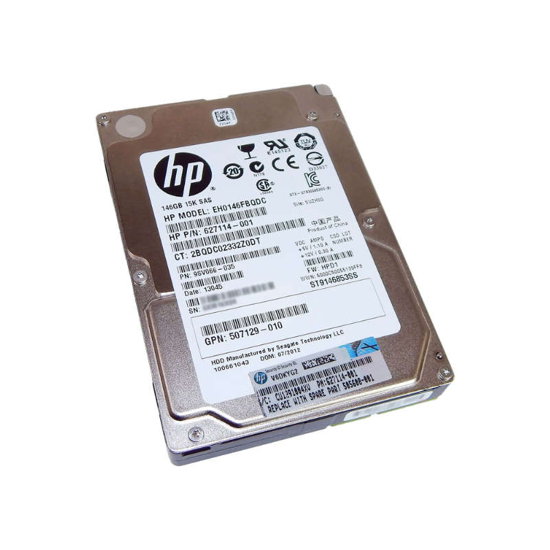 HP 146GB 2.5 SAS HDD 627114-001  - FOR SERVERS ONLY