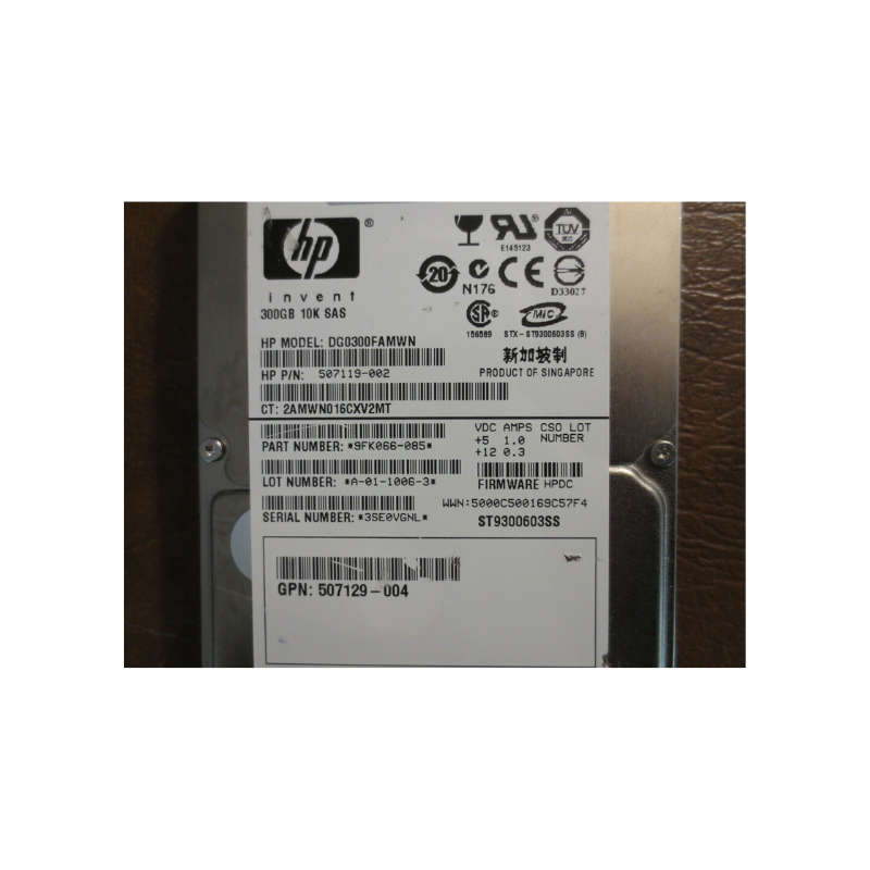 HP 300GB 2.5 SAS HDD 9FK066-085  - FOR SERVERS ONLY