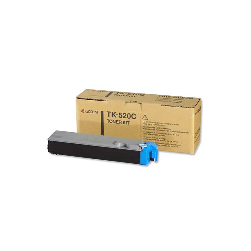 Kyocera TK-520C Cyan Toner Kit (Opened, Unused)
