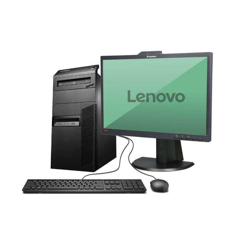 Lenovo ThinkCentre M83 i5 Tower | Lenovo 22" LCD Monitor | USB Wired K&M