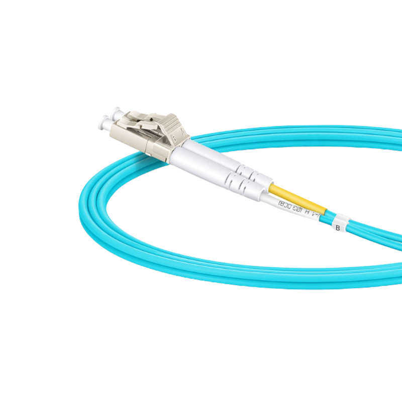 FS OM3LCDX Multimode Fiber Patch Cable 2m