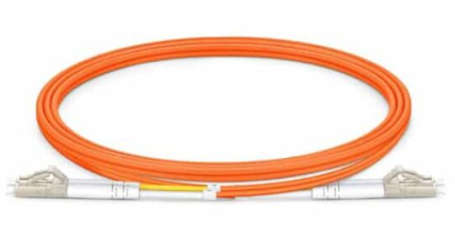 Maxxim LC-LC MM Duplex 3.0mm 2m Orange LSZH Fiber Optic Cable