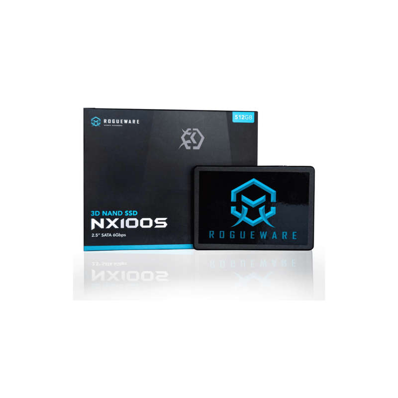 Rogueware NX100S 512GB SATA3 2.5" 3D Nand Solid State Drive (Brandnew, Sealed)