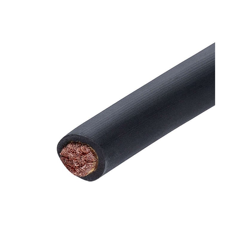 1m x 25mm² Black Welding Cable