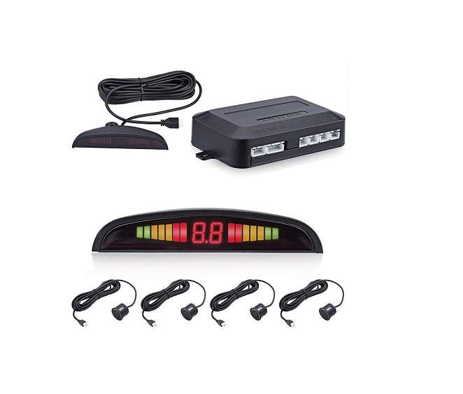 Car Reverse Parking Sensor Assistant - Black