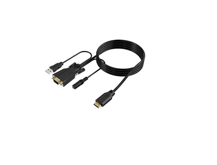 HDMI To VGA Conversion Cable With Audio - 1.8M