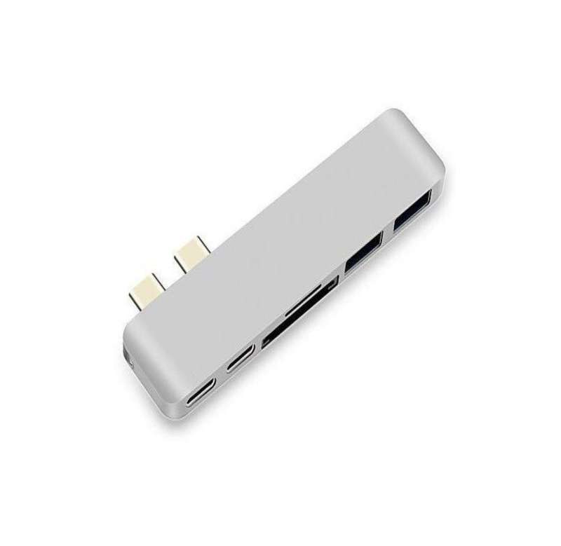 7-in-1 USB Type C Adapter HUB, Space Grey