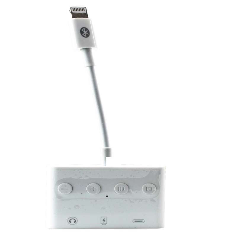 3 in 1 iOS Lightning, Type C & Audio Adapter Intergrated Remote - Q-A190