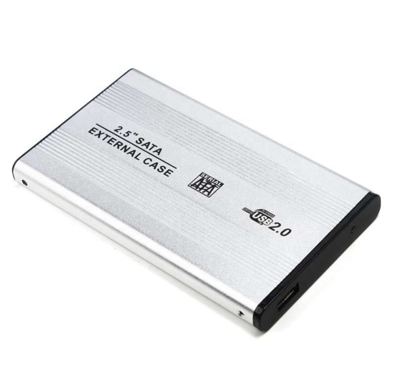 Andowl 2.5" HDD Enclosure (Sata) - Silver