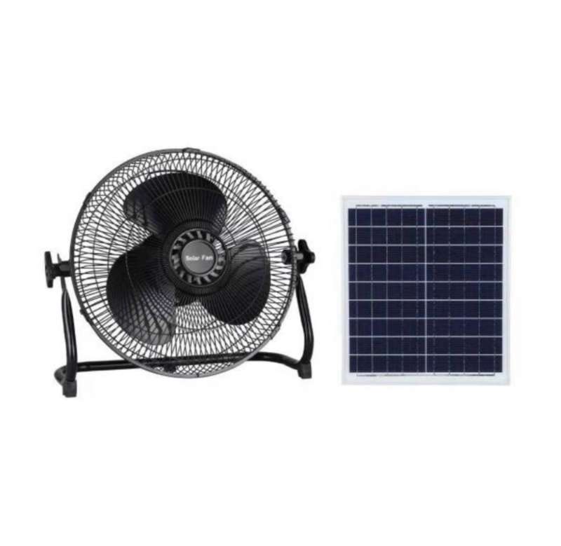 HS-118 Rechargeable Solar Powered Fan