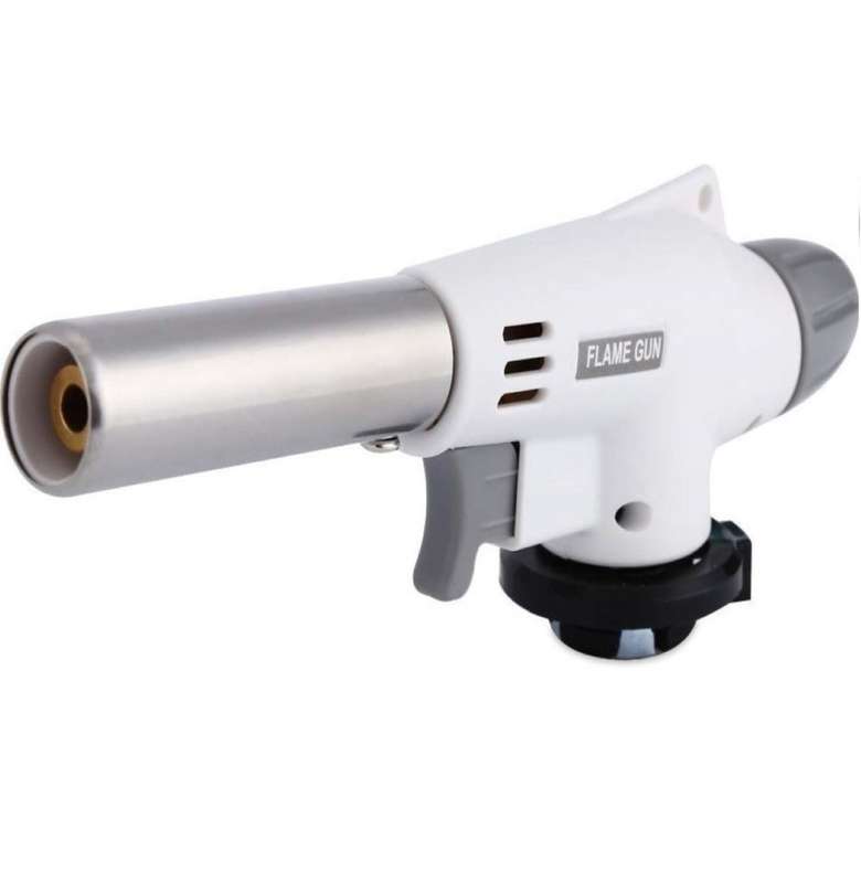 Flame Gun - Gas Butane Blow Torch Burner-White
