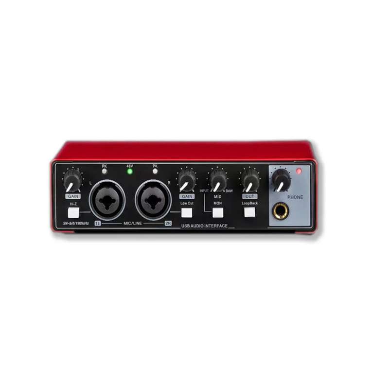Greenaudio 24bit 192kHz Recording Audio Interface 2 in 2