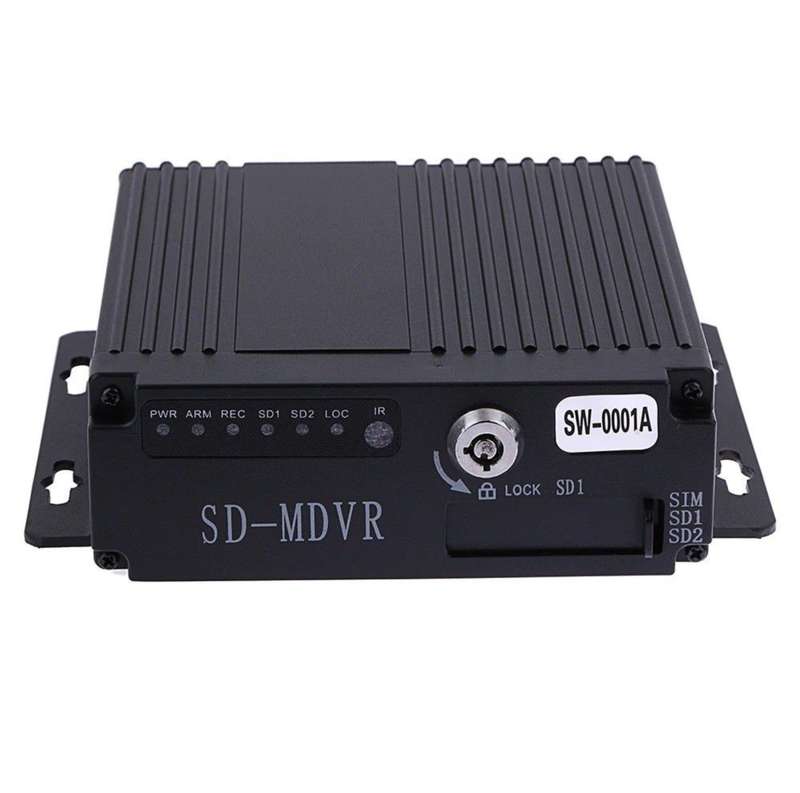 Vehicle CCTV DVR 4CH Mobile Digital Video Recorder SD-MDVR