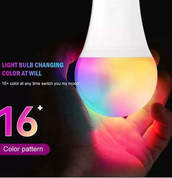 RGB 15W LED Colour Changing Lamp Dimmable Magic Bulb with Remote