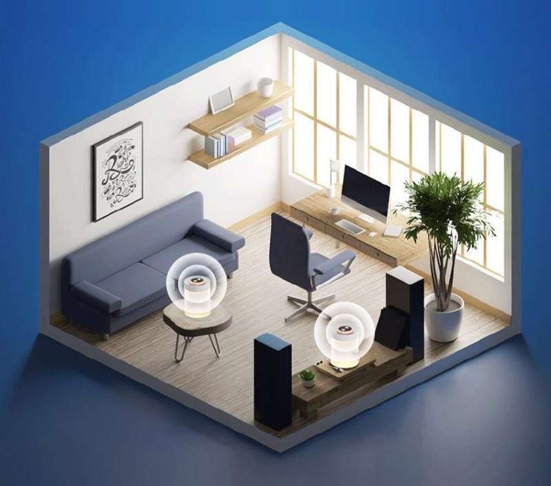 4L Double Spray Humidifier with Night Light