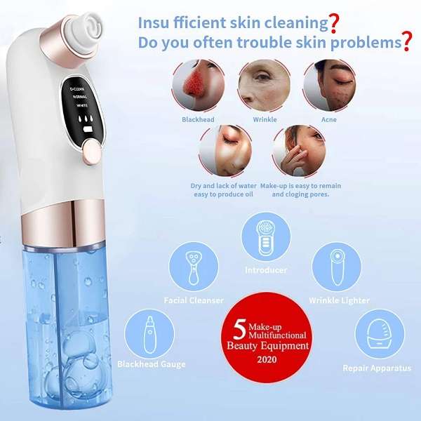 5 IN 1 Super Micro Bubble Beauty Instrument Blackhead Remover