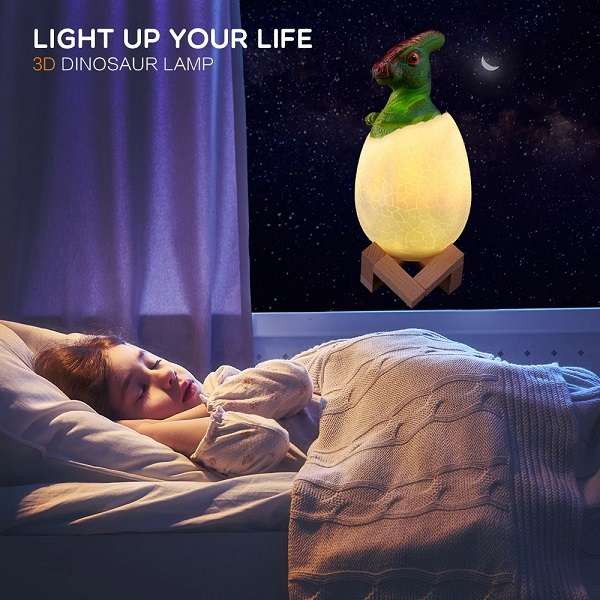 Rechargeable Color Changing 3D Dinosaur LED Light