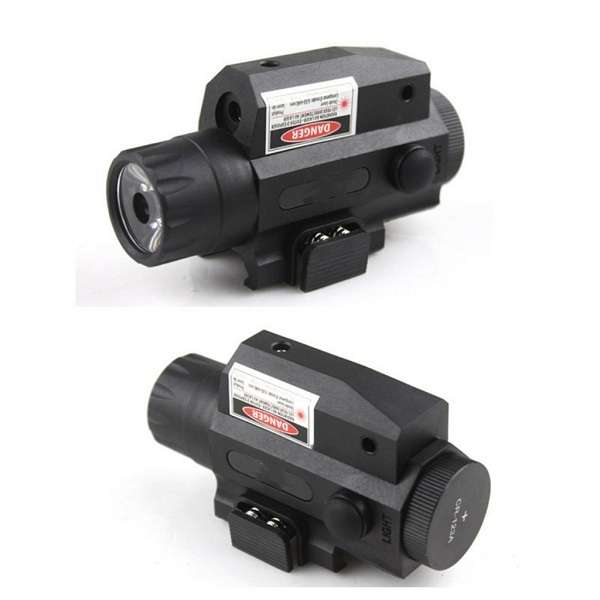 22mm Hunting Airsoft Tactical Gun LED Flashlight With A Green Laser