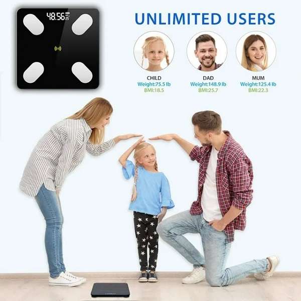 Home USB Body Weight Scale with Digital Display