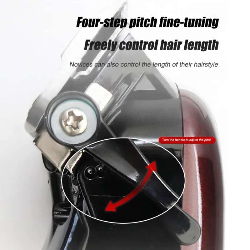 Rechargeable Hair Trimmer With LCD Display
