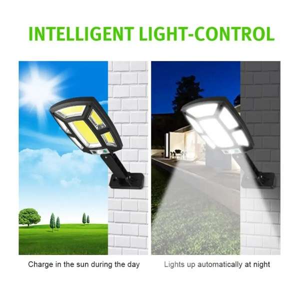30W Solar Powered Street COB Light With Remote Control