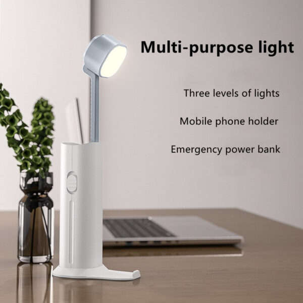 Rechargeable Light with Extendable Arm and 3 Level Dimming