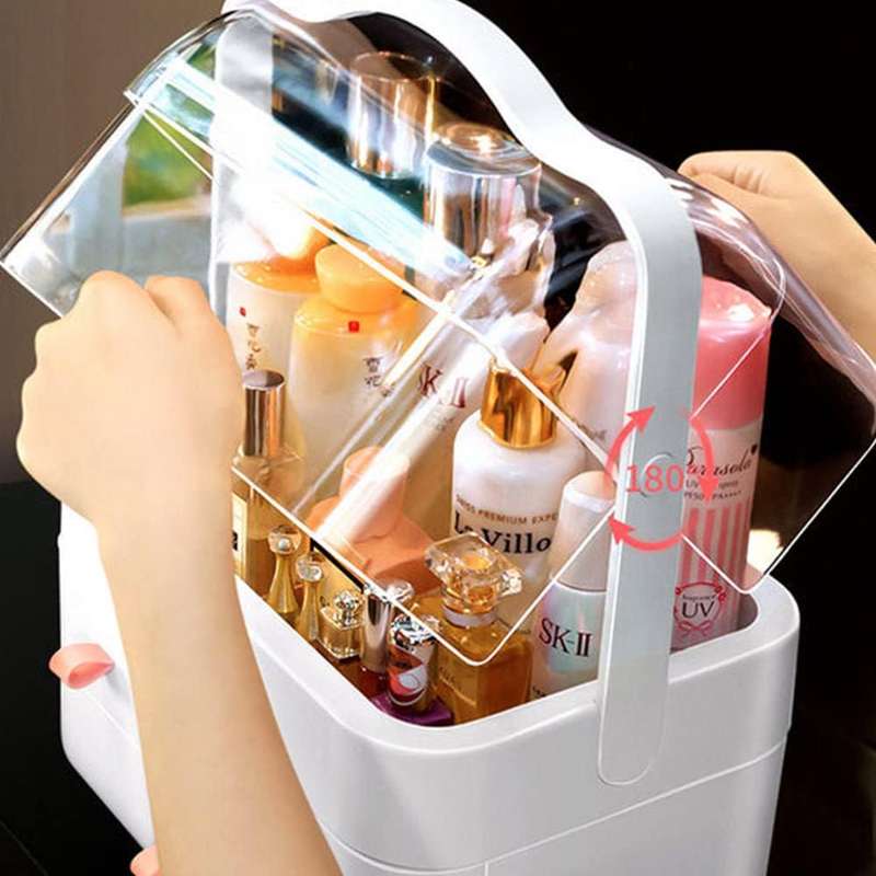 Cosmetics Storage Case With Draw