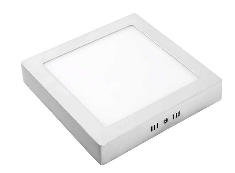 12W Surface Mounted Square Panel Ceiling Light