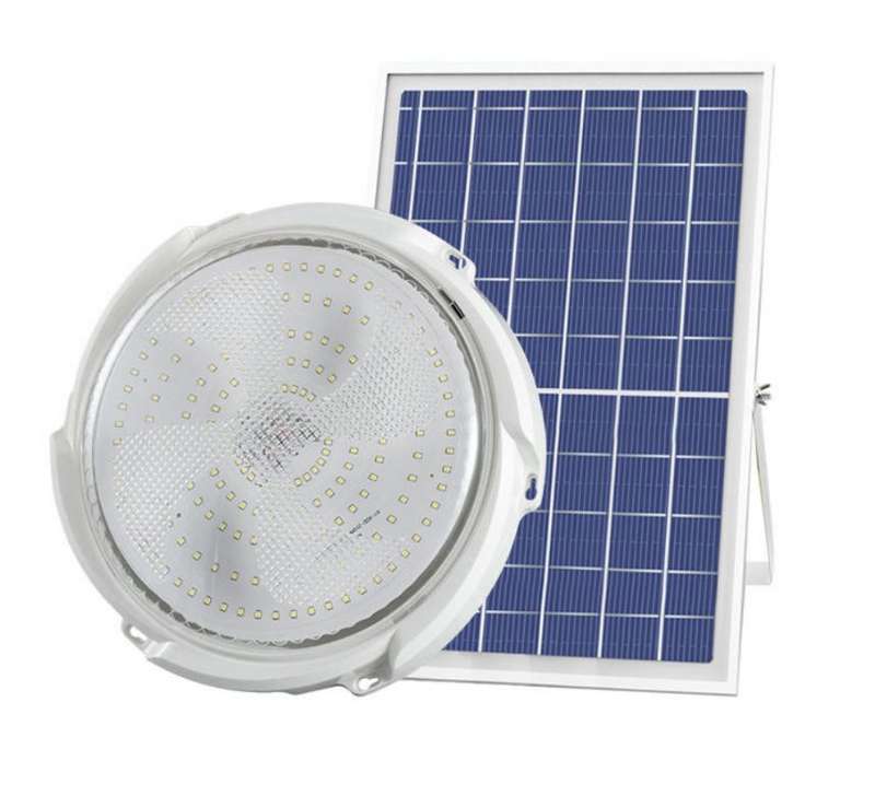 400W Solar Powered Ceiling Light With 5M Cable And Remote Control