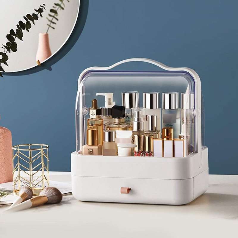 Cosmetics Storage Case With Draw
