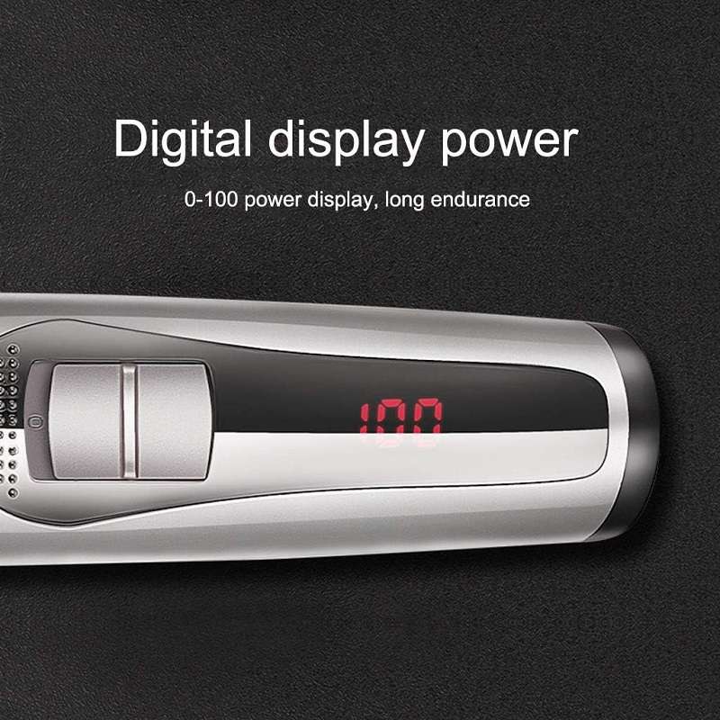 Rechargeable Hair Trimmer With Level Adjustments