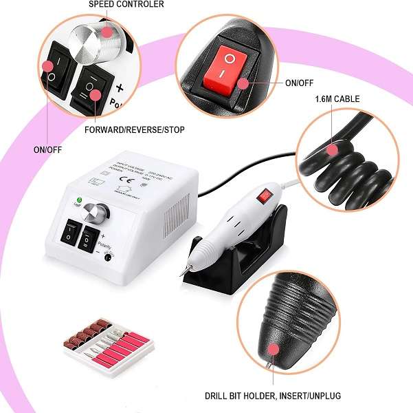 6-in-1 Professional 10w Nail Polishing Machine