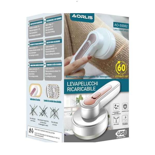 USB Recharged Portable Smart Lint Remover