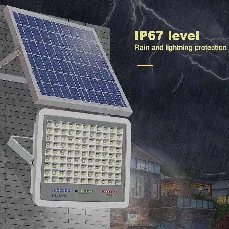 300W Solar Powered LED Floodlight With Remote Control