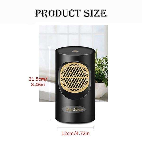 Portable Elegant Table Unit Heater White