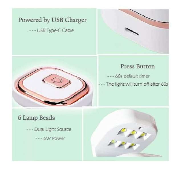 Mini UV/LED Nail Lamp