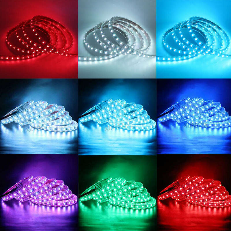 10mm LED 100M Roll Strip Light RGB-60D 5050