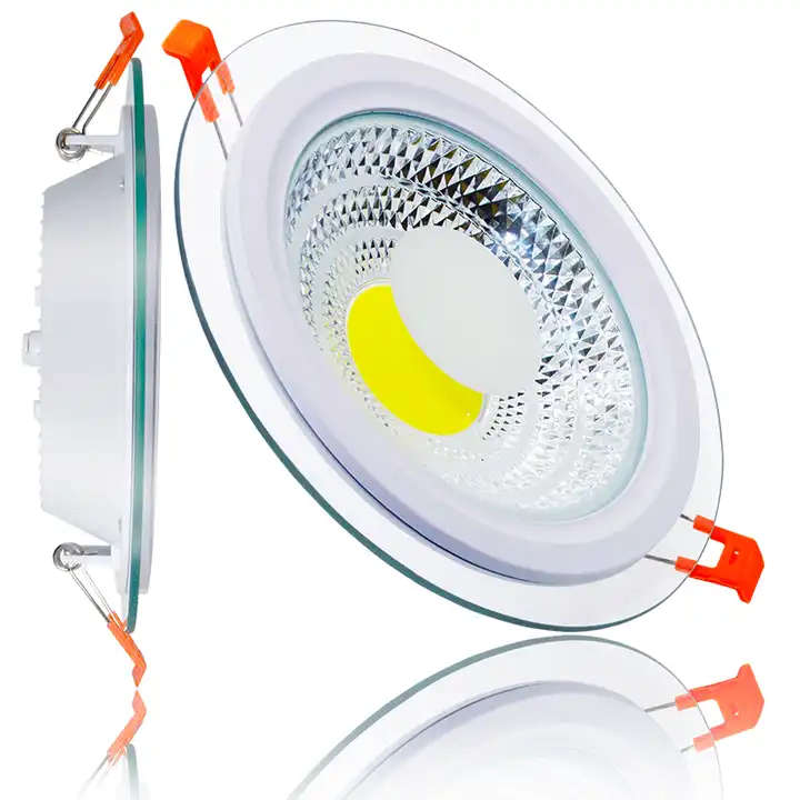 Round Glass Panel Ceiling Light