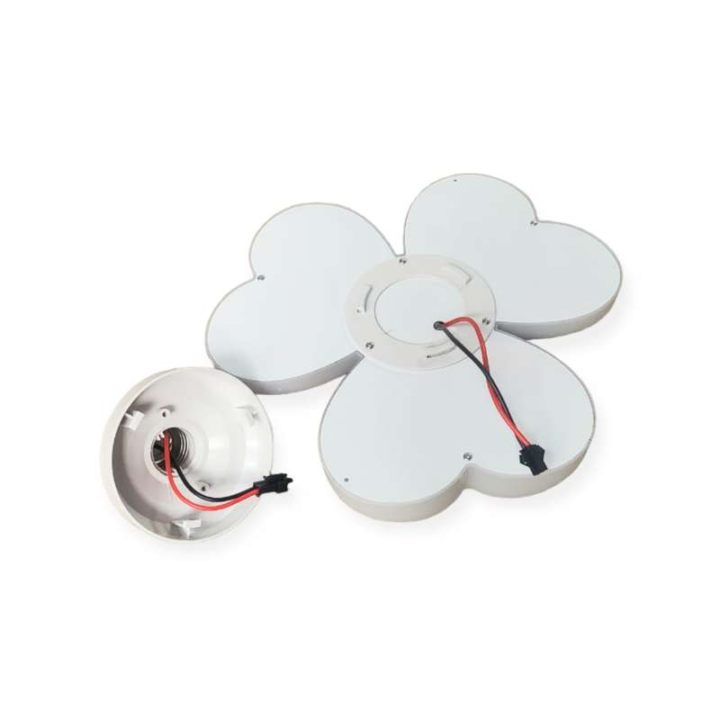 50W RGB+White Clover With E27 Base