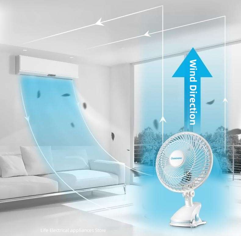 BreezeBuddy Clip On Electric Fan