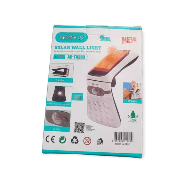 Solar Powered 20W Wall Light