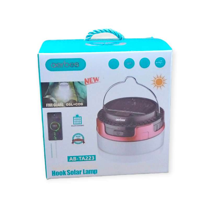 Multi Functional Hook Solar Powered Camping Light