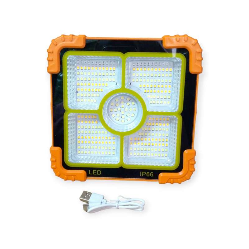 120W Multifunctional Rechargeable Solar Powered Work Light
