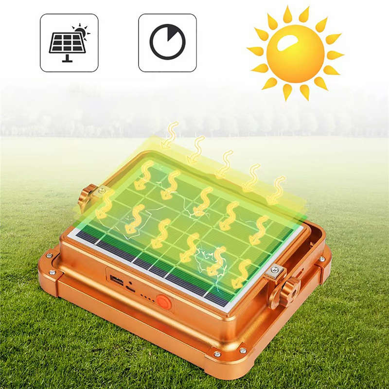 120W Multifunctional Rechargeable Solar Powered Work Light